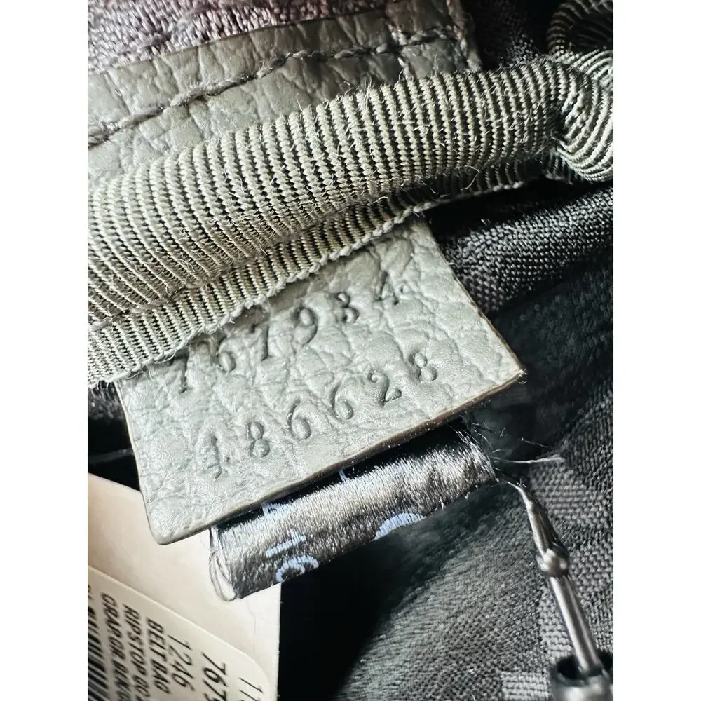 NIB Gucci GG Monogram Gray Canvas Nylon Ripstop Belt Bag Fanny Pack 80cm $1,300